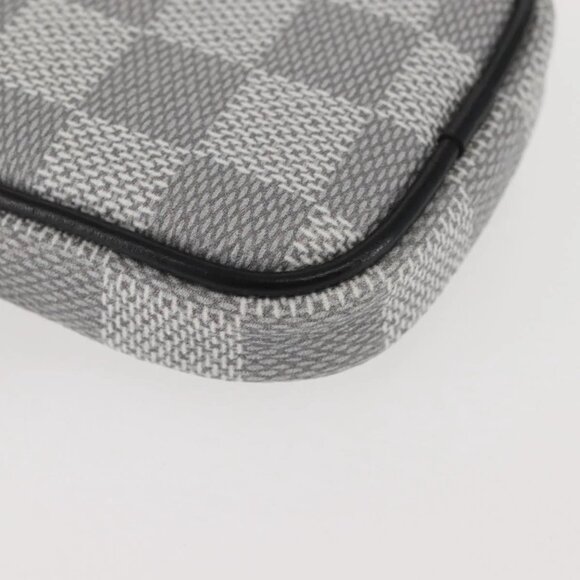 LOUIS VUITTON Damier Graffiti 3D Modular Pouch Gray N60447 LV Auth 143172 - Picture 8 of 14